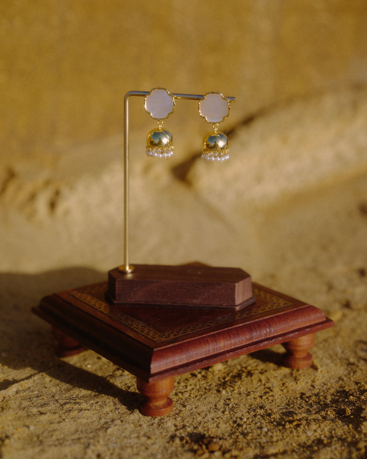 Mother of Pearl Jhumka